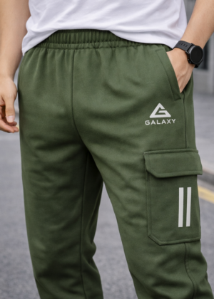 Twill Lycra(pkt)Track (Forest Green)