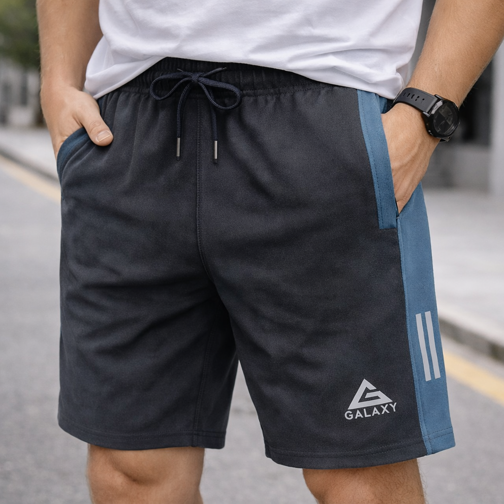 Poly-Cotton Shorts( Black)