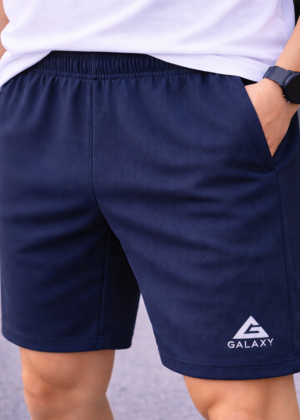 Twill Lycra Shorts ( Navy Blue )