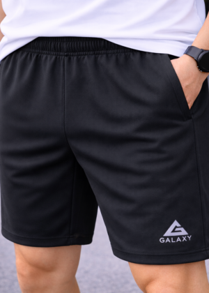 Twill Lycra Shorts ( Black )